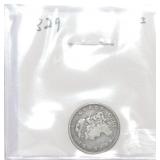 1829 Bust half dime, VF