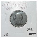 1808 half cent, VG, Rotated Reverse