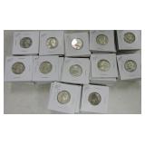 Lot of 118 silver Washington quarters