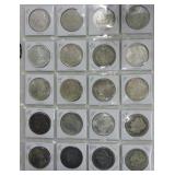 Page of 20 Morgan dollars