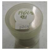 BU rol 1954 Franklin halves