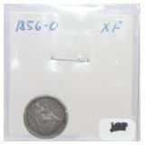 1856-O Liberty Seated half dime, XF