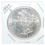 1897-S Morgan dollar, BU