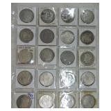 Lot of 20 Morgan dollars 1878-88