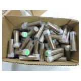 Box of 100 date rolls Lincoln wheat cents,