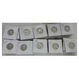 Lot of 100 silver Washington quarters