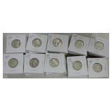 Lot of 100 silver Washington quarters