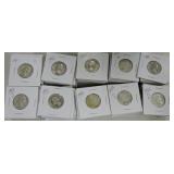 Lot of 100 silver Washington quarters