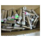 Box of 100 date rolls Lincoln wheat cents,