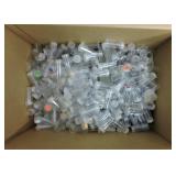 Large box of coin supplies, tubes, and more