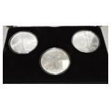 1986, 1999, & 2000 silver eagles