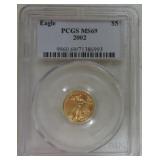 2002 $5 Gold Eagle, PCGS MS69