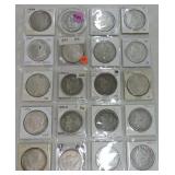 Lot of 20 Morgan dollars 1888-1897