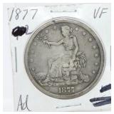 1877 Trade dollar, VF