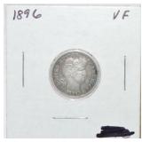 1896 Barber dime, VF