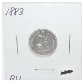 1883 Liberty Seated dime, BU