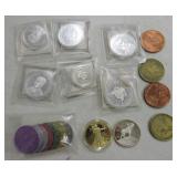 Lot of medals and tokens