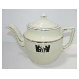Hall China Silhouette Medallion teapot