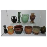 Art pottery lot of 10 pcs