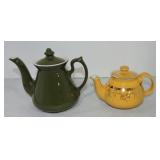 Hall China lot of 2 teapots - 2 cup Philadelphia