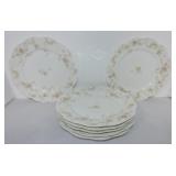 Haviland Limoges Princess set of 7 - 8 1/2"