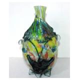 Murano 11 1/2" clown vase