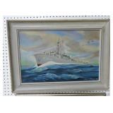 Jean Artman 1943 oil on canvase of