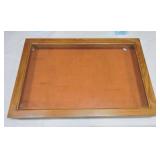 Glass countertop display case, 22"x32"