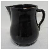 Crockery pitcher, 9", nick to spout
