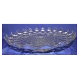 American Fostoria large pedestal tray,