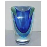 Murano 6 1/4" art glass vase