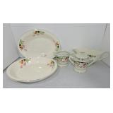 Hall China Crocus lot of 5 pcs - oval serving
