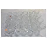 American Fostoria lot - mayo with ladle,