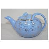 Hall China Hookcover teapot, cadet with