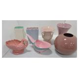 Pottery lot of 7 pcs - Red Wing, Haeger, McCoy