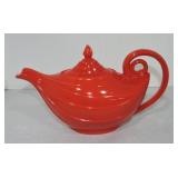 Hall China Aladdin Chinese Red teapot,