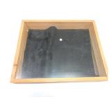 Glass countertop display case, 17"x21"