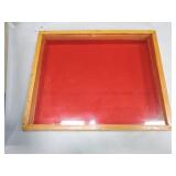 Glass countertop display case, 17"x21"
