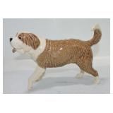 English Creamware St. Barnard figure,