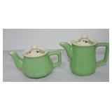 Hall China Crocus Bellview 1 cup teapot and