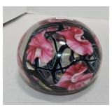 Lotton floral paperweight, 1993