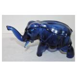 Elephant covered candy dish