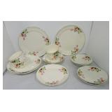 Hall China Crocus lot of 18 pcs of dinnerware -