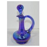 Gibson carnival glass cruet