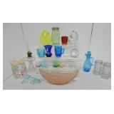 Lot of assorted glass items