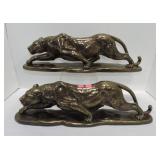 MCM pair of tigers, 17"