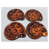 St. Clement set of 4 escargo plates