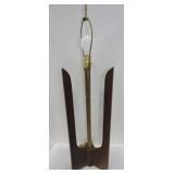 MCM wooden table lamp