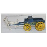 Cast iron goat express wagon, 8"