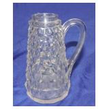 American Fostoria molasses jug, no top